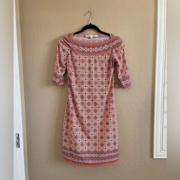 Max Studio Pink Scandinavian Print Dress - Picture 2 of 5